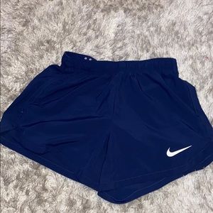 navy nike shorts